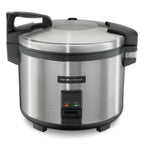 Thumbnail image #1 for Hamilton Beach Commercial HRC060 Commercial Rice Cooker/Warmer, 60 Cup, Countertop, Single Compartment, Stainless Steel