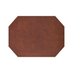 Thumbnail image #1 for Risch Tuxedo TABLEMATOCT-LTH 15X11 Octagonal Bonded Leather Table Mat, 15 x 11 in, Rigid Hardboard, Stitched Edges Case of 25