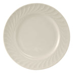 Thumbnail image #1 for Tuxton China Meridian MEA-104 Ceramic Plate, 10-1/2 in, Round, Wide Rim 1 Dozen