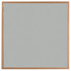 Thumbnail image #1 for AARCO Products OW4848206 Wall-Mounted Cork Bulletin Board, 48"W x 48"H, Red Oak Frame, Clear Lacquer Finish