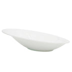 Thumbnail image #1 for CAC China CAC Collection COL-26 Oval Porcelain Pasta Bowl, 16 oz, 10-1/2 x 7 x 3 in, Bone White Case of 2 Dozen
