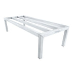 Thumbnail image #1 for Empura Stainless E-ADR482012 Aluminum Dunnage Rack, 48"W x 20"D x 12"H, 1,685 lb Capacity