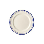 Thumbnail image #1 for Cardinal Filet by Gien FP978 Cobalt Dessert Dish, Round Stoneware, 9-1/8"