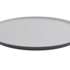 Thumbnail image #1 for G.E.T. GET RO-2016-WM/GRM Oval Melamine Platter, 20 x 16 in, White Matte Interior, Gray Matte Exterior Case of 3