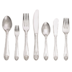 Thumbnail image #1 for Alegacy Foodservice Products Duchess 1708 Extra Heavy Weight 18/0 Stainless Steel Salad Fork, 6-3/8", Mirror Polish Case of 24 Dozen