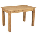 Thumbnail image #1 for Flash Furniture XA-F-46X30-LN-GG Farm Dining Table, 46"W x 30"D, Rectangular Solid Pine Plank Top, Square Legs, Light Natural Finish