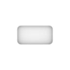 Thumbnail image #2 for G.E.T. Roca Balance RS-2-116-WM/GRM Rectangular Melamine Platter, 11 x 6 in, White/Gray Two-Tone, Stackable 1 Dozen