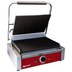 Thumbnail image #2 for Adcraft SG811ES Single Panini Grill with Grooved Plates