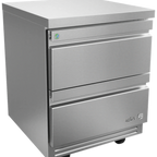 Thumbnail image #1 for Asber Premium AUTR 27 D2 P Undercounter Drawer Refrigerator, 9.5 cu. ft., 27"W, 2 Drawers, Stainless Steel