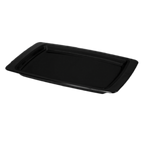 Thumbnail image #1 for Thunder Group WDSP1107 Rectangular Thermal-Plastic Platter Underliner, Black Case of 60