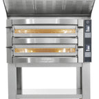 Thumbnail image #1 for Cuppone Michelangelo ML435/2TS Electric Pizza Deck Oven, 2 Decks, Refractory Stone Decks, 450°C Maximum Temperature