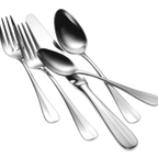 Thumbnail image #2 for 1880 Hospitality Bague by Oneida® B735KPVF Table Knife, 9-3/8", 18/0 Stainless Steel, Teardrop Handle, Vertical Ridgeline Pack of 3 Dozen