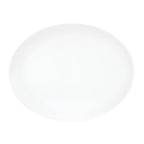 Thumbnail image #1 for Cal-Mil 22458-1114-15 Oval Melamine Platter, 11"W x 14"D x 3/4"H, Shallow Coupe, White Case of 6