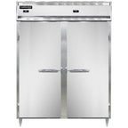 Thumbnail image #1 for Continental Refrigerator Designer Line D2RFENSA Two-Section Reach-In Refrigerator/Freezer, 57" Wide, Self-Contained, Stainless Steel, Solid Doors