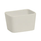 Thumbnail image #1 for Tuxton China AMU-104 Ceramic Sugar Packet Holder, Pearl White, 3-1/4" L x 2-1/2" W x 2" H 1 Dozen