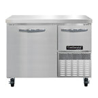 Thumbnail image #1 for Continental Refrigerator RA43SN 43" Two-Door Worktop Refrigerator, 2-Section, Stainless Steel Front & Sides, ENERGY STAR®