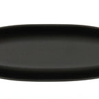 Thumbnail image #2 for Cal-Mil Bali 24403-412-13 12-inch Oval Black Melamine Platter Case of 6