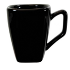Thumbnail image #1 for International Tableware Elite Harvest EL-1-BL Tall Square Coffee Cup with Handle, 8 oz, Blackberry Case of 3 Dozen