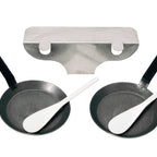 Thumbnail image #1 for Louis Tellier US Bron Coucke REB02 Blini Pan Accessory Kit with 2 Pans, 2 Spatulas, and Holder