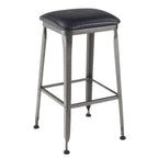 Thumbnail image #1 for G & A Commercial Seating Hudson 646-PS 30"H Backless Barstool with Upholstered Padded Seat and Welded Steel Frame