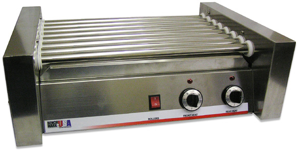 Product image #5 for Benchmark 20 Hot Dog Roller Grill with Dual Heat Controls and Removable Drip Tray