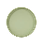 Thumbnail image #1 for Cal-Mil Hudson 22017-6-107 Round Matcha Melamine Plate, 6" Diameter x 1.5"H Case of 6