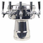 Thumbnail image #5 for Micro Matic USA MTB-5PSSKR 5-Faucet Countertop Glycol-Cooled Mushroom Draft Beer Tower, Polished Stainless Steel