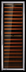 Thumbnail image #5 for Omcan Vinovero 180-Bottle Dual Zone Commercial Wine Cooler with Locking Stainless Steel-Framed Glass Door
