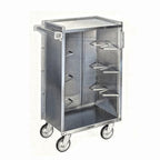 Thumbnail image #1 for Lakeside Manufacturing 790 Stainless Steel Bussing Cart, 4 Shelves, Enclosed Back & Sides, 500 lb Capacity