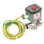 Thumbnail image #1 for AllPoints Foodservice Parts & Supplies 8405486 Normally Closed Solenoid Valve, 240V AC, 1/2 in NPT, Nickel-Plated Brass