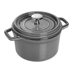 Thumbnail image #2 for Zwilling J.A. Henckels Staub® 1004055 Round Enameled Cast Iron Cocotte with Cover, 1.5 qt., Graphite Gray, Induction Ready