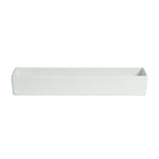 Thumbnail image #1 for G.E.T. Bugambilia COMP04-MOD Salad Bar Bowl, 5.3 qt., Rectangular Cast Aluminum with Resin Coating, 20"L x 6-7/8"W x 3"H