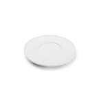 Thumbnail image #1 for Mikasa Hospitality (Lifetime Brands, Inc.) Chic 5314740 Round White Porcelain Saucer, 5.7-Inch, Stackable Case of 4