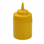 Thumbnail image #1 for Libertyware SB08WY 8 oz Yellow Wide-Mouth Heavy-Duty Plastic Squeeze Bottle Case of 6 Dozen