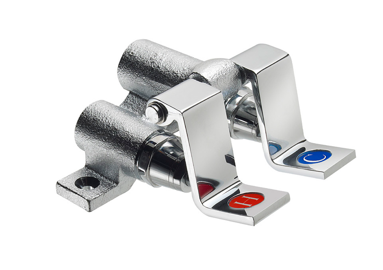 Product image #2 for Krowne Royal Series Double Pedal Self-Closing Foot Valve