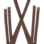 Thumbnail image #1 for Chef Works XNS07-ESP-0 Bib Apron Straps, Espresso, 80% Recycled Polyester/20% Cotton, Snap-Tab Crossback