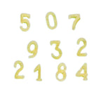 Thumbnail image #1 for Arcobaleno Pasta Equipment AEX90 & AEX90M#337 Pasta Extruder Die #337, 7.5mm, Number Shapes, Bronze