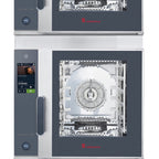 Thumbnail image #2 for Eloma Compact Pro MT MT611CLRFSLC-DBL Double Electric Combi Oven/Steamer, Boiler-Free, Left Controls, Right-Hinged, 12-Pan per Oven