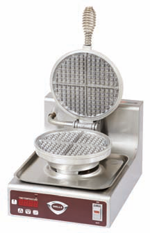 Product image #2 for Wells WB-1E Single Round Countertop Waffle Baker with 7-Inch Cast Aluminum Grid