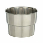 Thumbnail image #1 for Libertyware SMC4 Malt Collar Top, 4-9/16" Top, 3-7/8" Middle, 3-5/8" Bottom Diameter, 3-5/16"H, Stainless Steel Case of 72