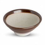 Thumbnail image #1 for Korin Inc BWS-359 Brown Suribachi Mortar Bowl, 5", 7 oz