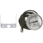 Thumbnail image #1 for AllPoints Foodservice Parts & Supplies 621114 Dishwasher/Booster Temperature Gauge, 2" Dial, 20–220°F, 6' Cap, Panel Mount