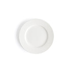 Thumbnail image #2 for Browne USA Foodservice Foundation 5630106 6-1/2" White Porcelain Plate, Round, Wide Rim Case of 3 Dozen