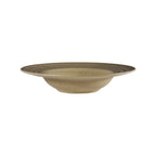 Thumbnail image #1 for Global Tableware Collective Mesa Ceramics FF7112554357 10-Inch Round Stoneware Pasta Bowl, Brown Loops