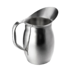 Thumbnail image #1 for TableCraft Products 203 Water Pitcher, 3 qt., 18/8 Stainless Steel, Mirror Finish, with Handle Case of 12