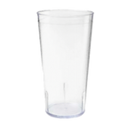 Thumbnail image #1 for G.E.T. 6624-1-CL . . 24 oz Clear Textured SAN Plastic Tumbler Dozen Case of 6 Dozen