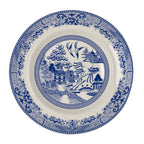 Thumbnail image #1 for Steelite International HL Ivory HL25363894 Rolled Edge Rim Soup Bowl, 12.75 oz, 9 in, Round China, Willow Blue Case of 2 Dozen