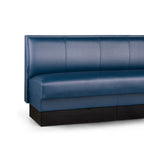 Thumbnail image #1 for JustChair Manufacturing JBSB-USP-36-GR3 36"H Upholstered Banquette Booth with Stitched-Welt Panel Back and Lumbar Support