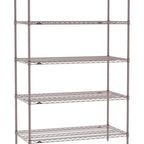 Thumbnail image #1 for Metro Super Erecta SE-2454K4-74-S5 Wire Stationary Starter Wire Shelving Unit, 54"W x 24"D x 74"H, 600 lb. capacity per shelf, 2000 lb. capacity per