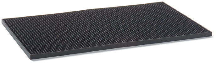 Product image #2 for Vollrath Rail-Mate Black Flexible Thermoplastic Rubber Glass Rail Mat